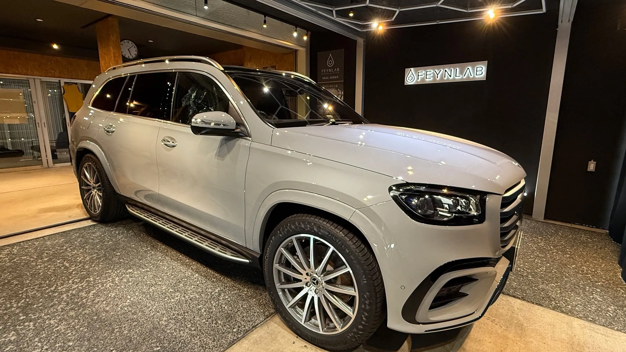 新車のBENZ GLSがさらに輝きを増しました✨🚗✨