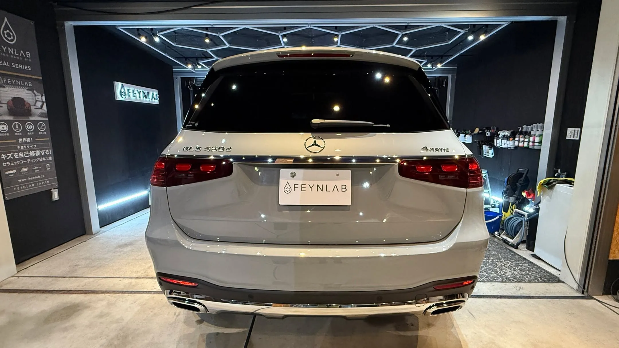 新車のBENZ GLSがさらに輝きを増しました✨🚗✨