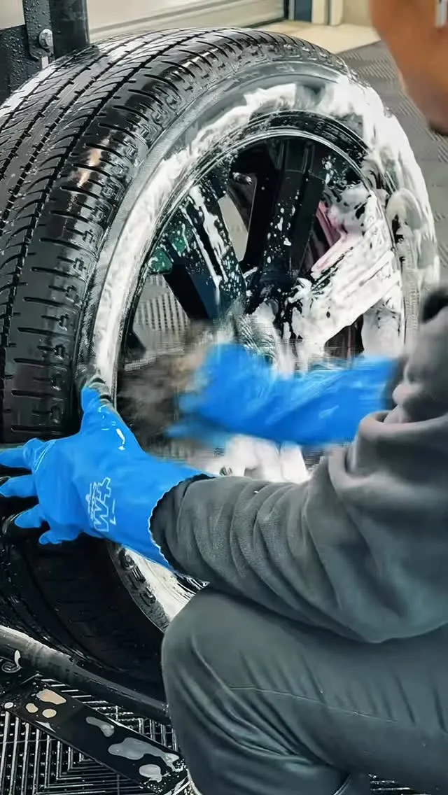 ホイールの洗浄→コーティングまでの作業🎥